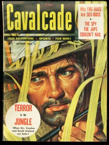 MAG: CAVALCADE 1958 OCT-TERROR IN THE JUNGLE-ARSON-DAREDEVIL VG