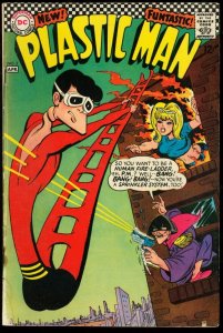 PLASTIC MAN #3-DC SILVER-AGE-FIREMAN COVER G