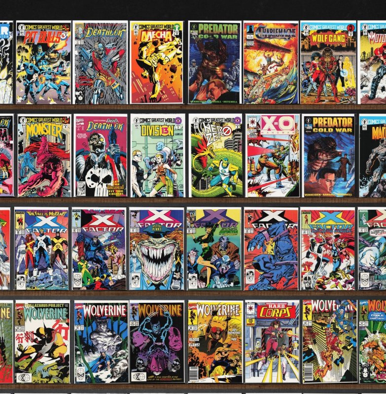 Huge Lot 150+ Comics with X-Factor, Wolverine, Fantastic Four & More!