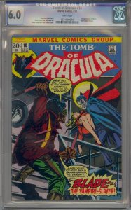 Tomb of Dracula #10 (1973) CGC Graded 6.0  - First Appearance of Blade!