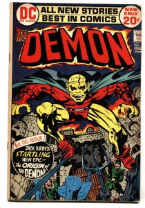 The Demon #1 1975- Jack Kirby- Key Issue- comic book FN-