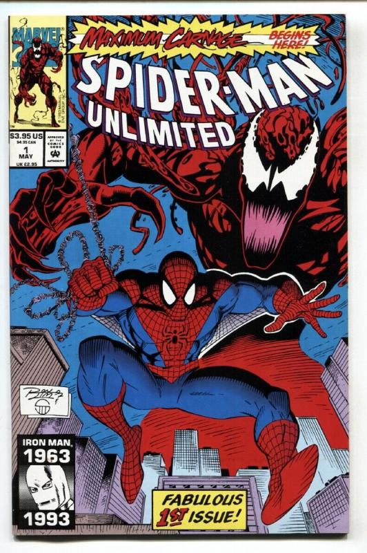 Spider-Man Unlimited #1 NM- 1993 comic book 1st Maximum Carnage  Marvel