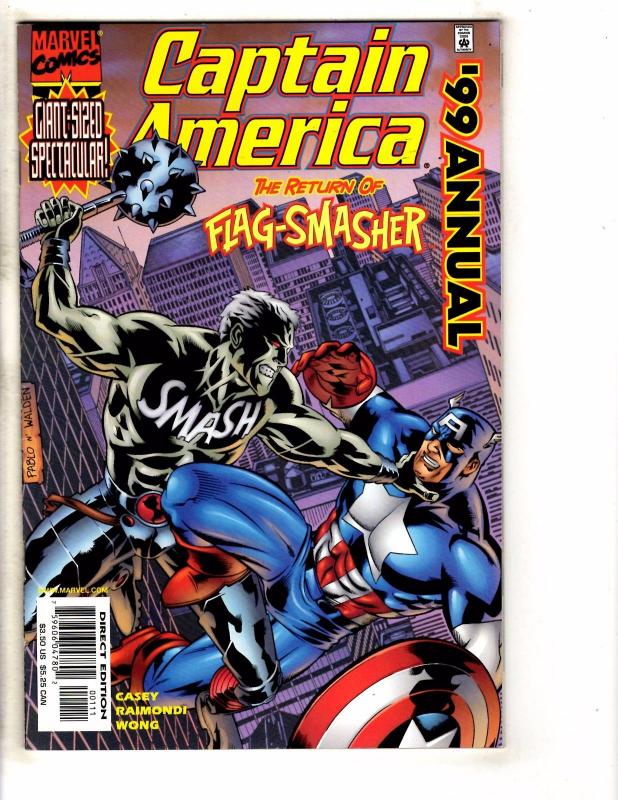 10 Captain America # 600 (2) + Annuals # 11 12 13 98' (2) 1999' 2000' 2001' TW53