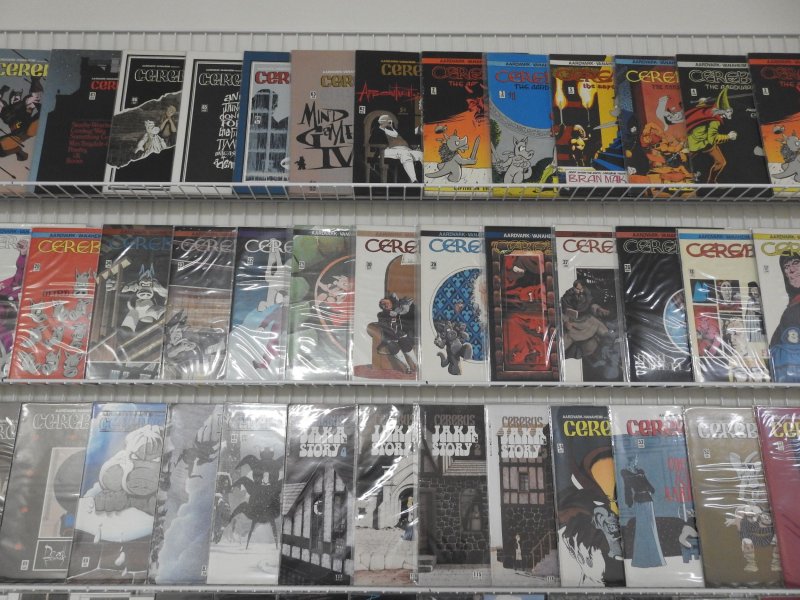 Huge Lot 230+ All Cerebus Comics!!! W/ Counterfeit #1 Avg VF- Condition!