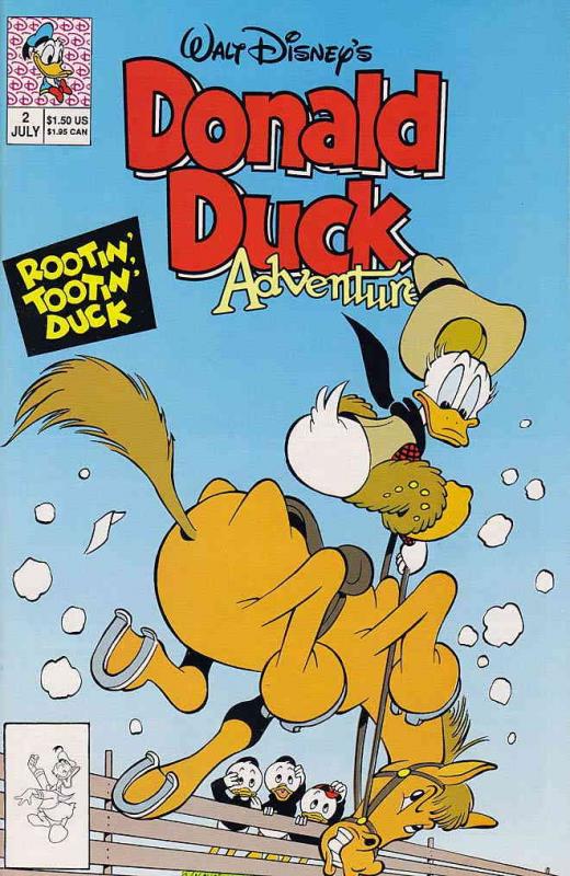 Donald Duck Adventures (Disney) #2 VF/NM ; Disney | All Ages Horse Riding