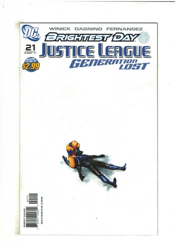 Justice League Generation Lost #21 NM- 9.2 DC Comics Brightest Day 2011