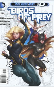 Birds of Prey 0 (2012 New 52)  Artgerm Cover!  9.0 (our highest grade)