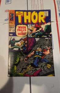 Thor #149 (1968) when falls a hero vs the wrecker