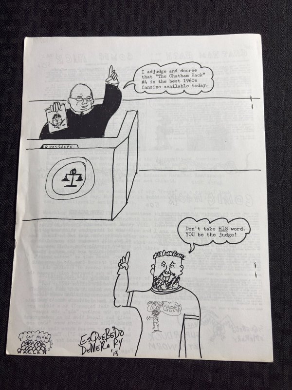 2006 THE CHATHAM HACK Fanzine #4 VG+ 4.5 hangman / Lou Silverstone