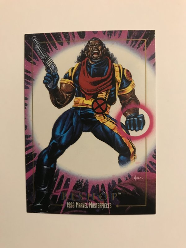 BISHOP #6 card : 1992 Marvel Masterpieces Fleer NM/M; base, Jusko art