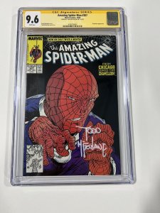 AMAZING SPIDER-MAN 307 CGC 9.6 WHITE PAGES SS SIGNED TODD MCFARLANE MARVEL 1988