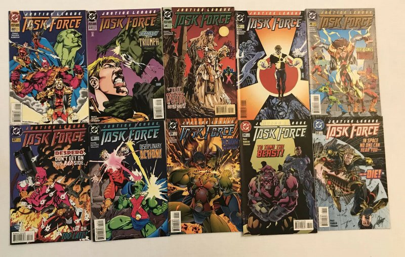 Justice league task force #1-36 Lot Of 34 missing #16, and #30