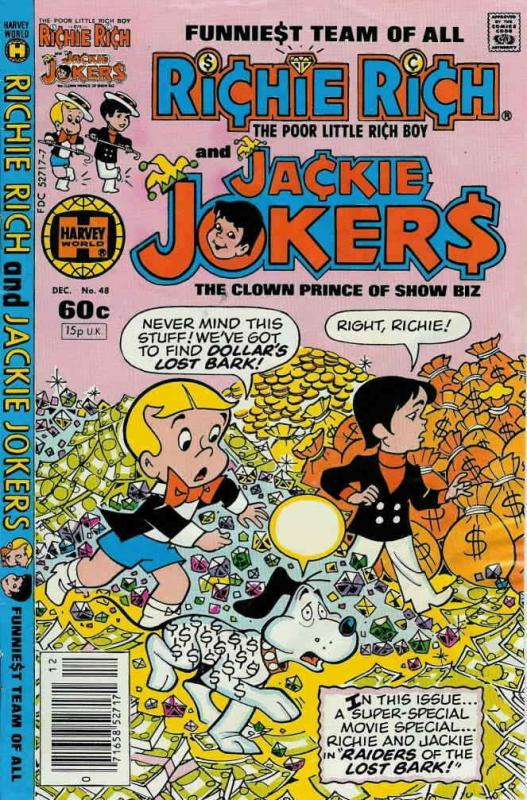 Richie Rich And Jackie Jokers #48 FN; Harvey | save on shipping - details inside 