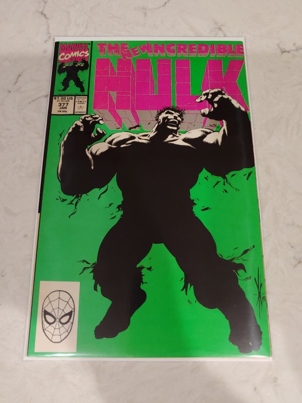 THE INCREDIBLE HULK # 377 KEY FIRST PROFESSOR HULK