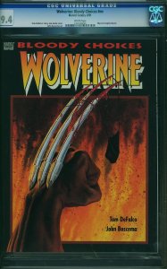 Wolverine Bloody Choices #1 (1991) CGC 9.4 NM