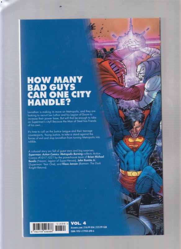 Superman Action Comics Volume 4  - SIGNED BY JOHN ROMITA JR! (9.0/9.2) 2021