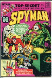 Spyman #2 1966-Harvey-Steranko art-Joe Simon cover-VG MINUS