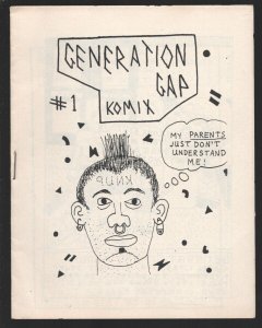 Generation Gap Komix#1 1983-1st issue-Mini comic-size is about 4 1/2 x 5 1/2-...