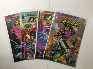 Exiles 1-4 1 2 3 4 Lot Run Set Near Mint Nm Ultraverse