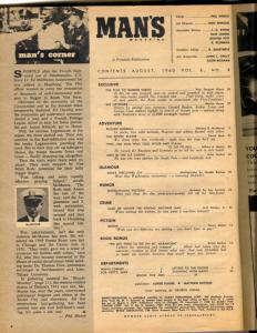 Man's Magazine August 1960- Plot to Murder Nixon- Race Riots VG