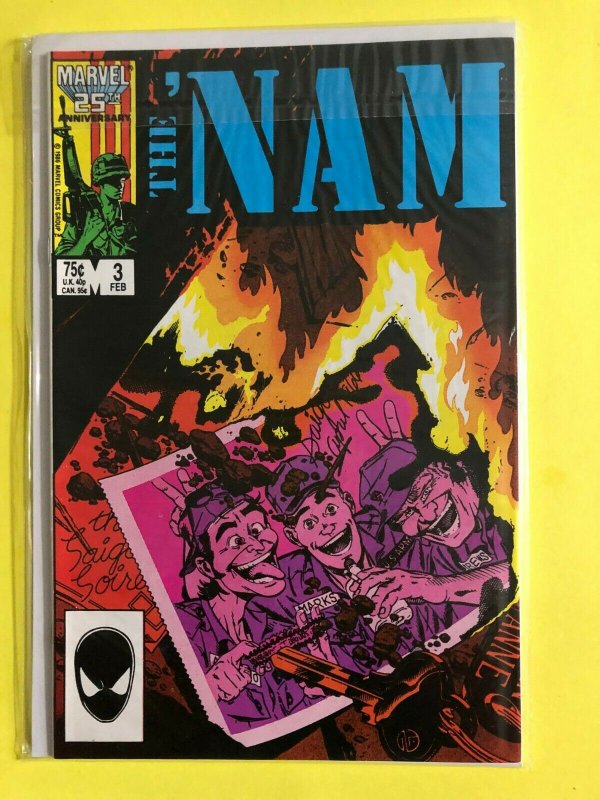   THE '  NAM  #3  1986  MARVEL  /  UNREAD  /  NM 