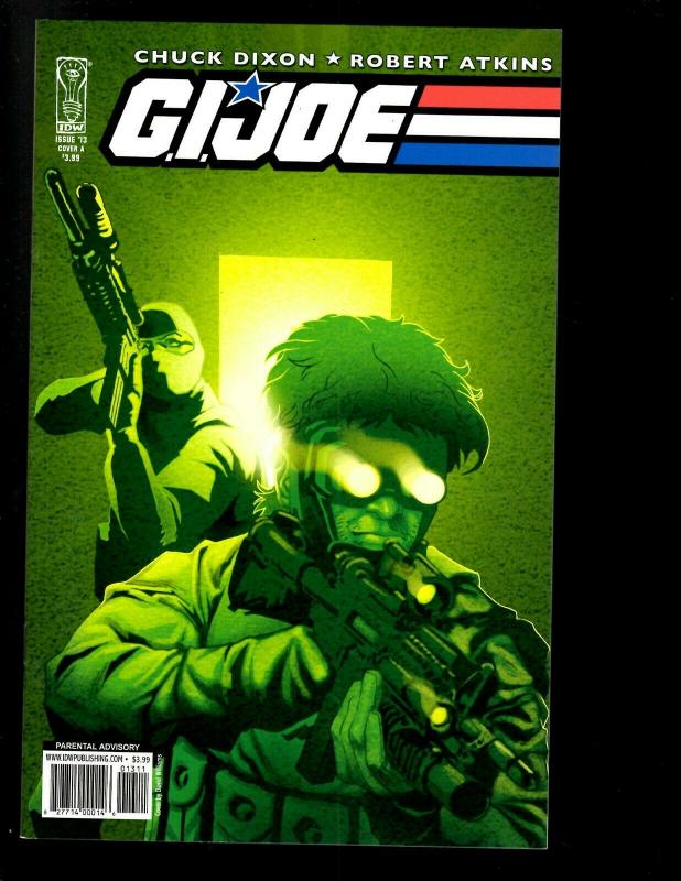 Lot Of 7 G.I. Joe IDW Comics # 9 10 12 13 14 15 16 Cobra Military Fiction SM2