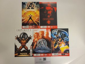 5 New Avengers Marvel Comic Books #1 1 12 17 21 Annual 17 TJ18