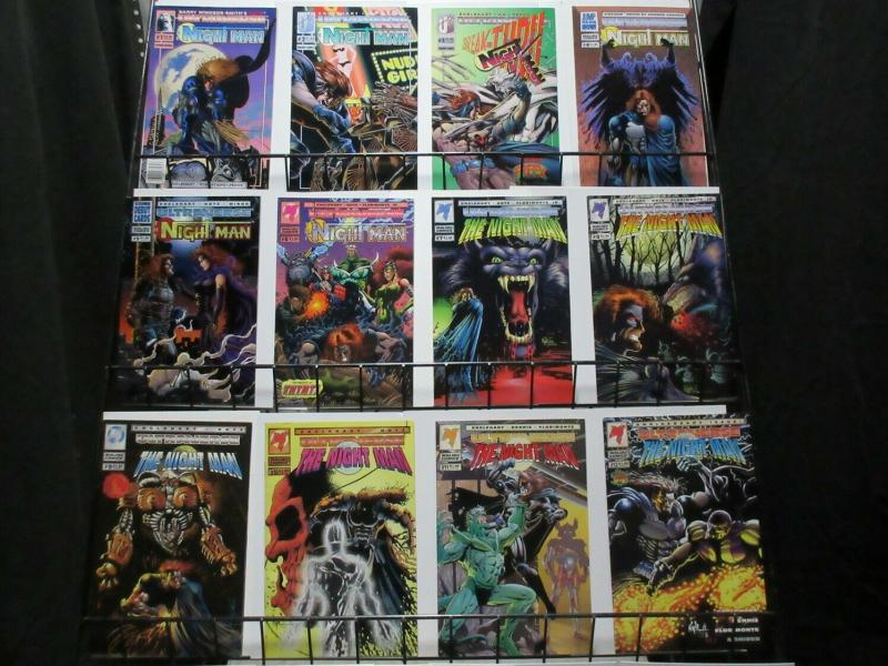 NIGHT MAN 1-23,Annual 1  The Complete Series!