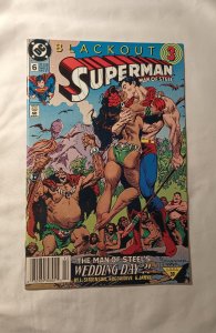 Superman: The Man of Steel #6 Newsstand Edition (1991)