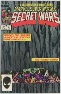 Marvel Super Heroes Secret Wars #4 (1984) - 8.0 VF *Situation Hopeless*