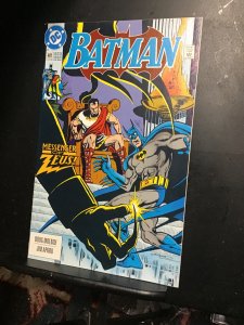 z Batman #481 (1992) Messenger of Zeus! First Harpy! High grade! NM- Wow!