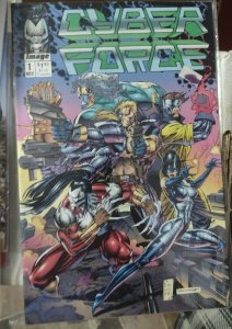 CYBER FORCE #1 1992 IMAGE  SILVESTRI RIPCLAW VELOCITY