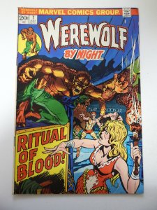 Werewolf by Night #7 (1973) VG+ Condition moisture stain bc