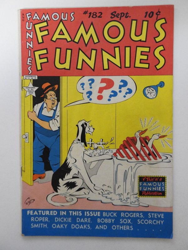 Famous Funnies #182 (1949) Solid VG+ Condition!