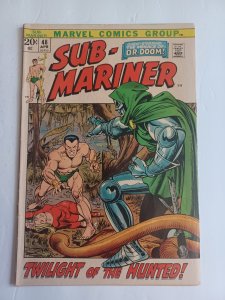 Sub-Mariner #48 - Namor - Doctor Doom - 1972 - VG
