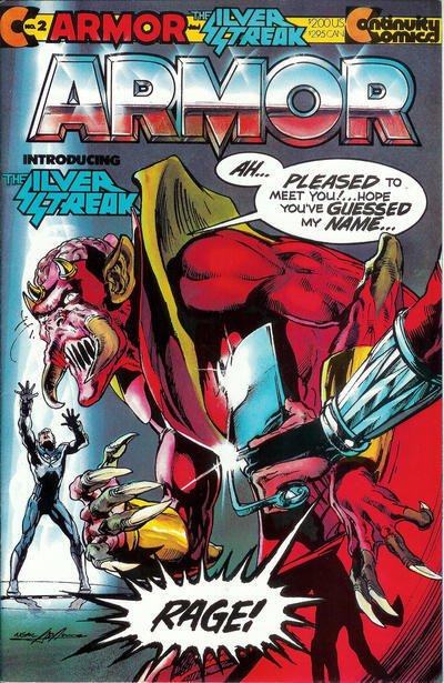 Armor #2 FN ; Continuity | Neal Adams Silver Streak