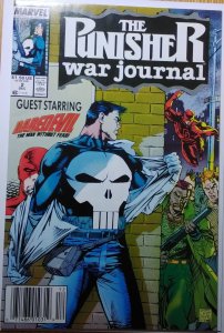 The Punisher War Journal #2 (1988) Newsstand Daredevil