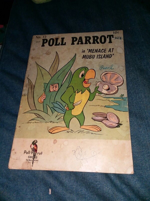 Poll Parrot #12 promotional comics 1950s golden age National Shoe Store Giveaway