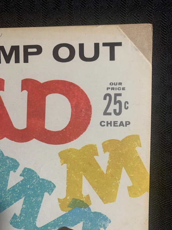 1963 MAD MAGAZINE #78 VG- 3.5 Alfred E Neuman / Help Stamp Out Mad