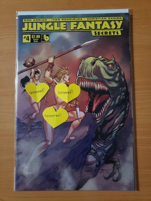 Jungle Fantasy Secrets #4 Vixens Nude Variant Cover