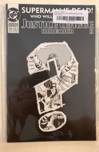 Justice League America #71 Question Mark Cover (1993)