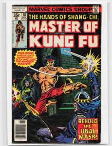 Master of Kung Fu #58 (1977) Master of Kung Fu / Shang-Chi