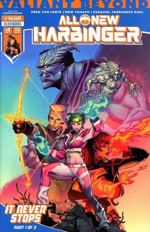 Valiant Beyond All New Harbinger #4 2026 Rocha Cover A Alien Books H01