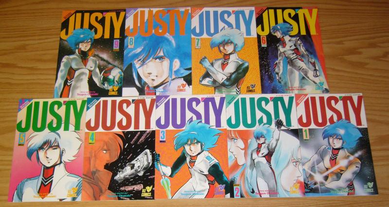 Justy #1-9 VF/NM complete series 1988 VIZ COMICS set 2 3 4 5 6 7 8 manga lot