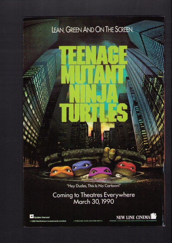 Teenage Mutant Ninja Turtles #28 - MICHAEL DOONEY COVER! (8.0/8.5) 1990