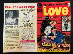 ROMANCE STORIES OF TRUE LOVE #49 COVER ONLY 1958