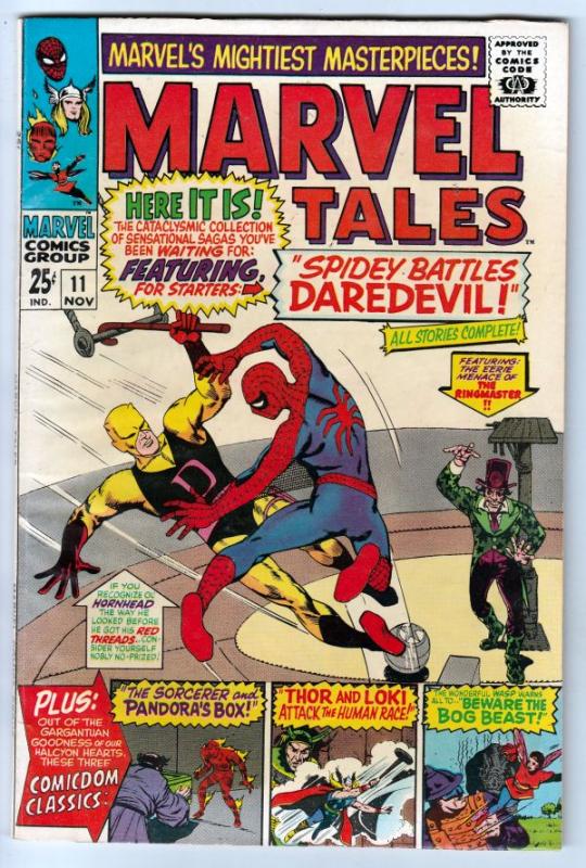 Marvel Tales #11 (Nov-67) NM- High-Grade Spider-Man, Thor, Ant-Man, Human Tor...