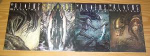 Aliens: Earth War #1-4 FN/VF complete series SAM KIETH john bolton VERHEIDEN