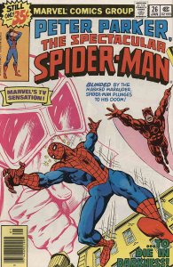 Spectacular Spider-Man, The #26 VG ; Marvel | low grade comic Bill Mantlo Darede