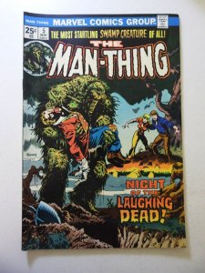 Man-Thing #5 (1974) VG+ condition slight moisture ring fc MVS Intact